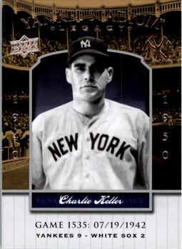 2008 Upper Deck Yankee Stadium Legacy #1535 Charlie Keller Front