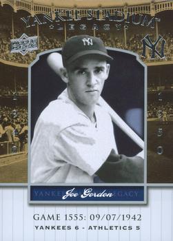2008 Upper Deck Yankee Stadium Legacy #1555 Joe Gordon Front