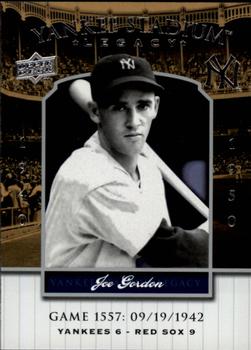 2008 Upper Deck Yankee Stadium Legacy #1557 Joe Gordon Front