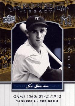 2008 Upper Deck Yankee Stadium Legacy #1560 Joe Gordon Front
