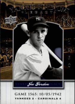 2008 Upper Deck Yankee Stadium Legacy #1565 Joe Gordon Front