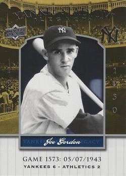 2008 Upper Deck Yankee Stadium Legacy #1573 Joe Gordon Front