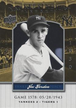 2008 Upper Deck Yankee Stadium Legacy #1578 Joe Gordon Front