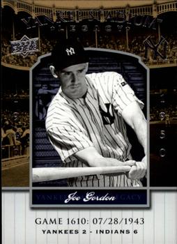 2008 Upper Deck Yankee Stadium Legacy #1610 Joe Gordon Front