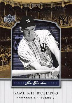2008 Upper Deck Yankee Stadium Legacy #1613 Joe Gordon Front