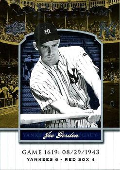2008 Upper Deck Yankee Stadium Legacy #1619 Joe Gordon Front