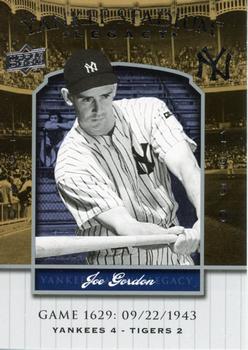 2008 Upper Deck Yankee Stadium Legacy #1629 Joe Gordon Front