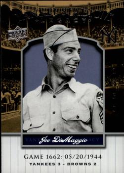 2008 Upper Deck Yankee Stadium Legacy #1662 Joe DiMaggio Front