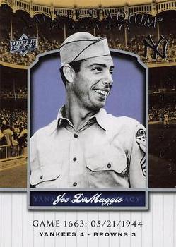 2008 Upper Deck Yankee Stadium Legacy #1663 Joe DiMaggio Front