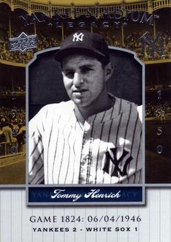 2008 Upper Deck Yankee Stadium Legacy #1824 Tommy Henrich Front