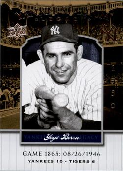 2008 Upper Deck Yankee Stadium Legacy #1865 Yogi Berra Front