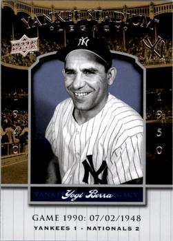 2008 Upper Deck Yankee Stadium Legacy #1990 Yogi Berra Front