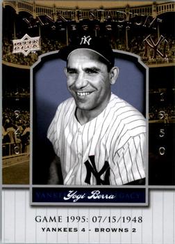 2008 Upper Deck Yankee Stadium Legacy #1995 Yogi Berra Front