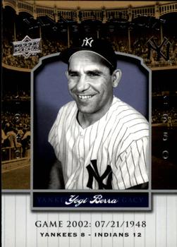 2008 Upper Deck Yankee Stadium Legacy #2002 Yogi Berra Front