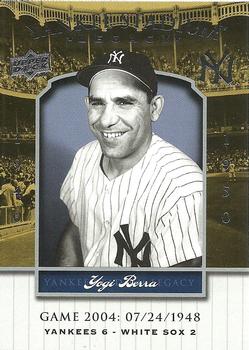 2008 Upper Deck Yankee Stadium Legacy #2004 Yogi Berra Front