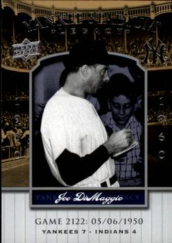 2008 Upper Deck Yankee Stadium Legacy #2122 Joe DiMaggio Front