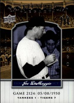 2008 Upper Deck Yankee Stadium Legacy #2124 Joe DiMaggio Front