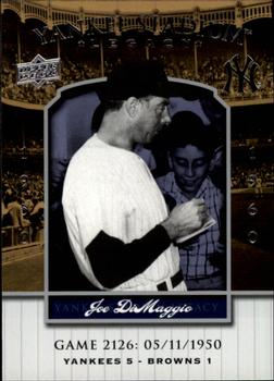 2008 Upper Deck Yankee Stadium Legacy #2126 Joe DiMaggio Front