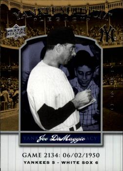 2008 Upper Deck Yankee Stadium Legacy #2134 Joe DiMaggio Front