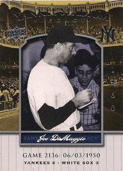 2008 Upper Deck Yankee Stadium Legacy #2136 Joe DiMaggio Front