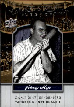 2008 Upper Deck Yankee Stadium Legacy #2147 Johnny Mize Front