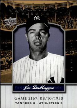 2008 Upper Deck Yankee Stadium Legacy #2167 Joe DiMaggio Front