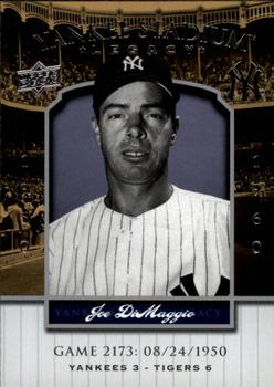 2008 Upper Deck Yankee Stadium Legacy #2173 Joe DiMaggio Front