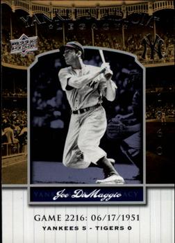 2008 Upper Deck Yankee Stadium Legacy #2216 Joe DiMaggio Front