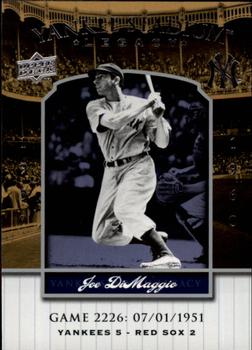 2008 Upper Deck Yankee Stadium Legacy #2226 Joe DiMaggio Front