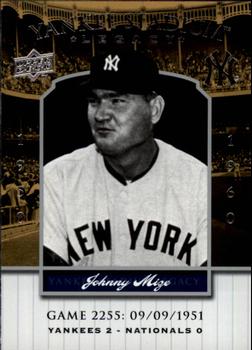 2008 Upper Deck Yankee Stadium Legacy #2255 Johnny Mize Front