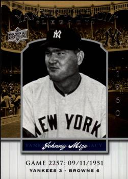 2008 Upper Deck Yankee Stadium Legacy #2257 Johnny Mize Front