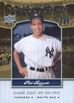 2008 Upper Deck Yankee Stadium Legacy #2265 Phil Rizzuto Front