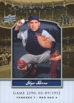 2008 Upper Deck Yankee Stadium Legacy #2290 Yogi Berra Front