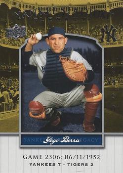 2008 Upper Deck Yankee Stadium Legacy #2306 Yogi Berra Front