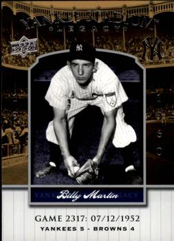 2008 Upper Deck Yankee Stadium Legacy #2317 Billy Martin Front