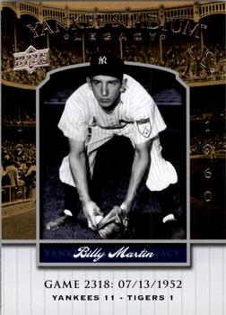 2008 Upper Deck Yankee Stadium Legacy #2318 Billy Martin Front