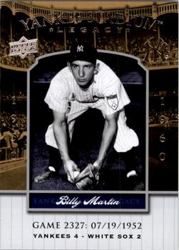 2008 Upper Deck Yankee Stadium Legacy #2327 Billy Martin Front