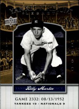 2008 Upper Deck Yankee Stadium Legacy #2332 Billy Martin Front