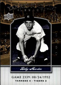 2008 Upper Deck Yankee Stadium Legacy #2339 Billy Martin Front