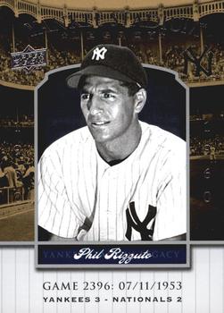 2008 Upper Deck Yankee Stadium Legacy #2396 Phil Rizzuto Front