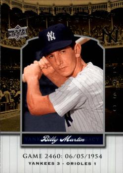 2008 Upper Deck Yankee Stadium Legacy #2460 Billy Martin Front