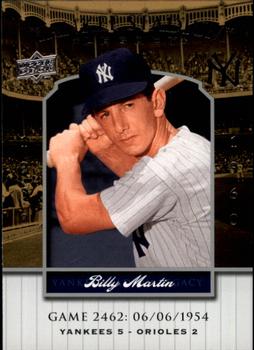 2008 Upper Deck Yankee Stadium Legacy #2462 Billy Martin Front