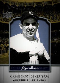 2008 Upper Deck Yankee Stadium Legacy #2497 Yogi Berra Front