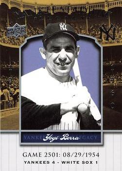 2008 Upper Deck Yankee Stadium Legacy #2501 Yogi Berra Front