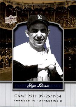2008 Upper Deck Yankee Stadium Legacy #2511 Yogi Berra Front