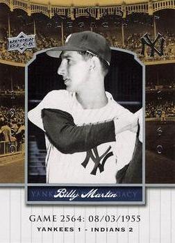 2008 Upper Deck Yankee Stadium Legacy #2564 Billy Martin Front