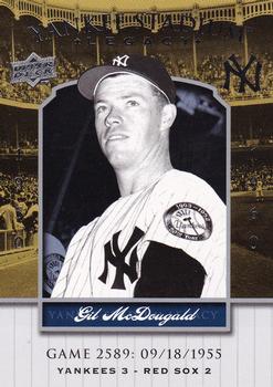 2008 Upper Deck Yankee Stadium Legacy #2589 Gil McDougald Front
