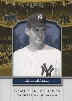 2008 Upper Deck Yankee Stadium Legacy #2636 Don Larsen Front