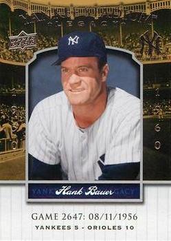 2008 Upper Deck Yankee Stadium Legacy #2647 Hank Bauer Front