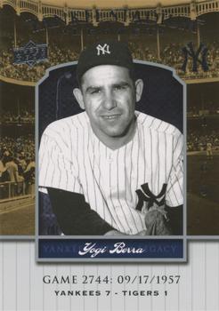 2008 Upper Deck Yankee Stadium Legacy #2744 Yogi Berra Front